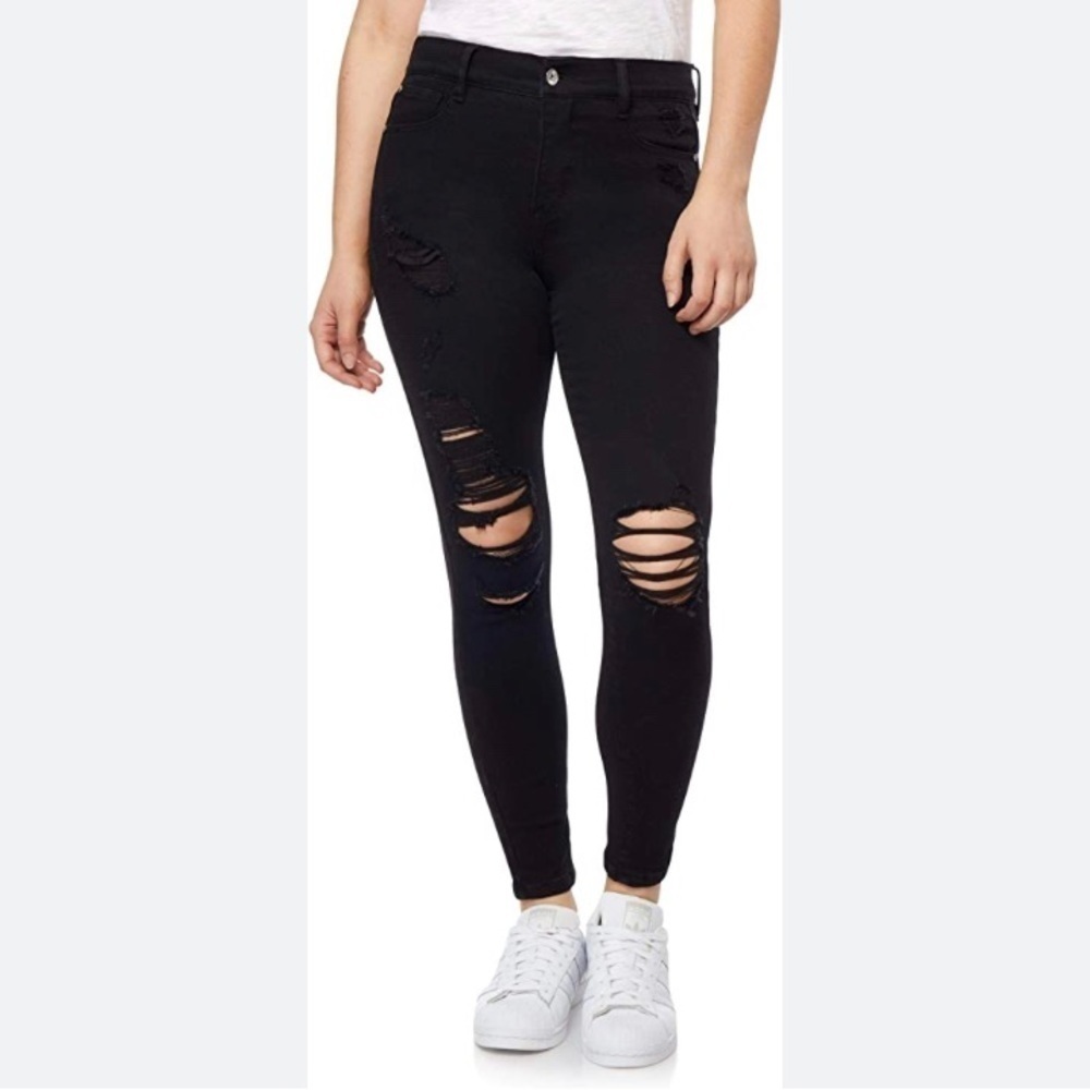 NWT Wallflower the‎ fearless curvy high Rise ankle skinny Jeans black size 3/26